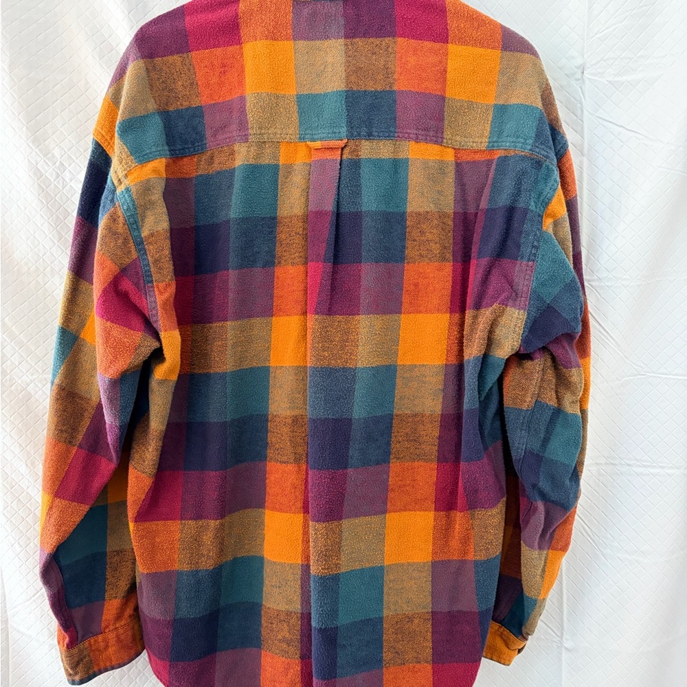 Structure Multicolor Plaid Button Down Shirt - image 5